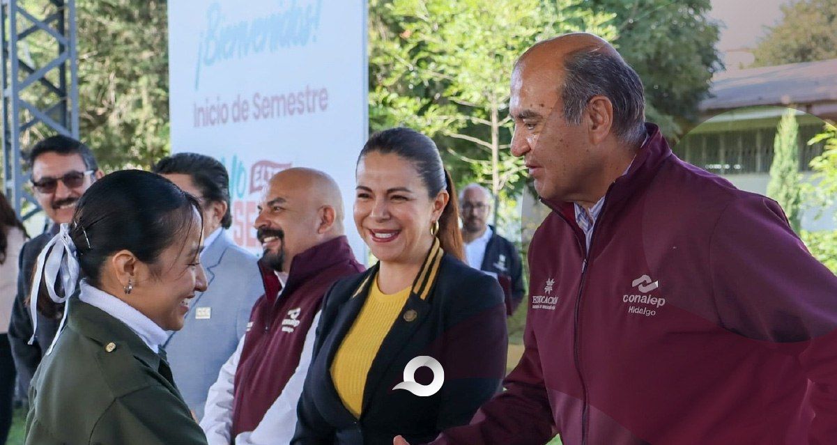 Naty Castrejón da inicio al ciclo escolar 2025-2026 del CONALEP Hidalgo